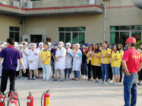 深圳光明新區(qū)寶利時(shí)計(jì)表全廠員工：警民聯(lián)合消防演練 合力打造平安工廠(圖1)